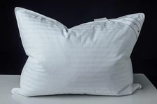 Premium Goose Down Soft Pillow - 100% Cotton, Standard Size 20x26 Inch