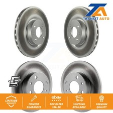 Front Rear Coated Disc Brake Rotors Kit For Fiat 500 KG-101185