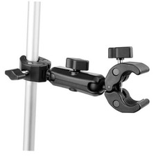 Umbrella Clamp for Chair 5.5lb Load, 20-50mm Double Super Camera 2 Clamps