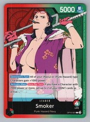 Smoker (001) OP10-001 Leader Royal Blood One Piece TCG