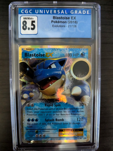 Blastoise-EX graded CGC 8.5 for sale on eBay