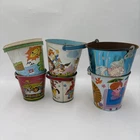 New ListingVintage Ohio Art Tin Litho Sand Pail LOT