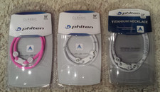 PHITEN CLASSIC STAR TITANIUM NECKLACE, 18" OR 22", NIP