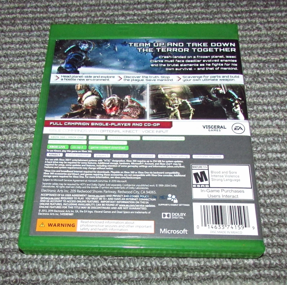 Dead Space 3 for Xbox 360 & Xbox One Fast Shipping - Image 2 of 2