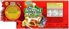 Star Wars 2003 ConAgra Foods Clone Wars Chef Boyardee Overstuffed Ravioli Label