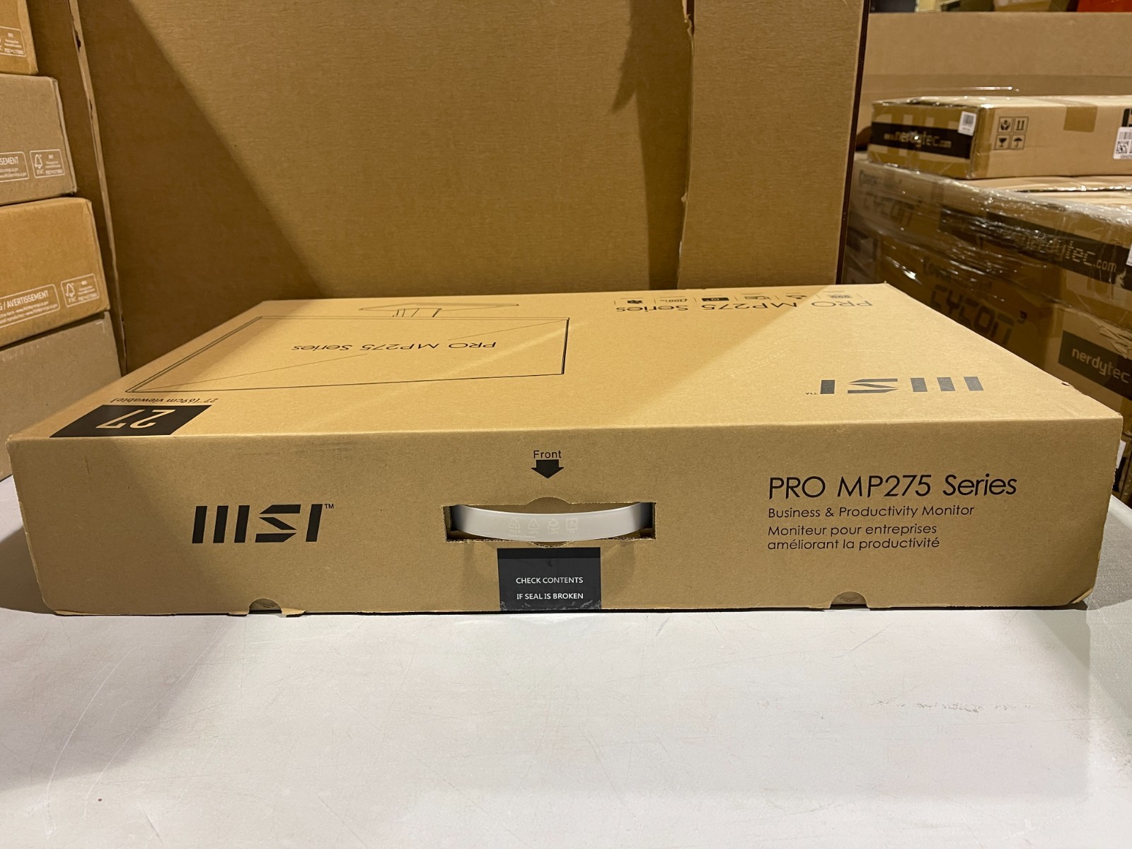 MSI Pro MP275 3PC3 Black Resolution 1920 X 1080 LCD Monitor 27 Inch 5