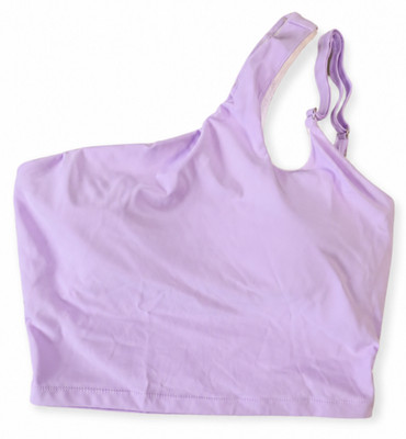 PE889 Halara Damen Sportliches Crop Top mit asymmetrischem One-Shoulder (XS)