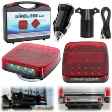 2pcs Magnetic Wireless Tail Lights For Trailer Wireless Trailer Lights Kit