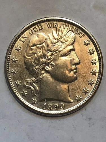 1899 Barber Half Dollar AU