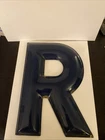 VINTAGE ANTIQUE PORCELAIN LETTER R