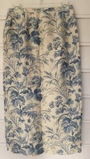  Vintage TALBOTS Linen Floral Skirt size 8
