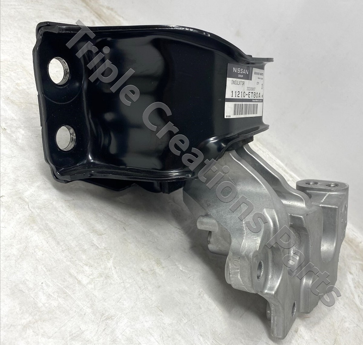 Genuine Nissan OEM 11210ET80A INSULATOR ENGINE MOUNTING RH
