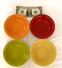 4x FIESTAWARE FIESTA Colors Orange Red Yellow Lime Fruit Dessert Bowls 5.25”
