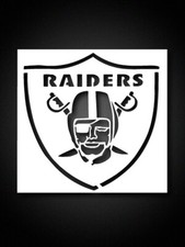 5x5 Inch Custom Raiders Stencil   Football, Reusable, Mylar plastic, painting