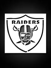 5x5 Inch Custom Raiders Stencil –  Football, Reusable, Mylar plastic, painting