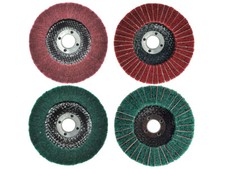 Polierrad 115 125 mm Polierf&auml;cherscheibe Polierf&auml;cherscheiben Polierscheibe Mop