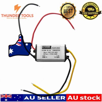 Thunder Tools Portable DC/DC Converter Regulator 24V Step Down To 12V 3A