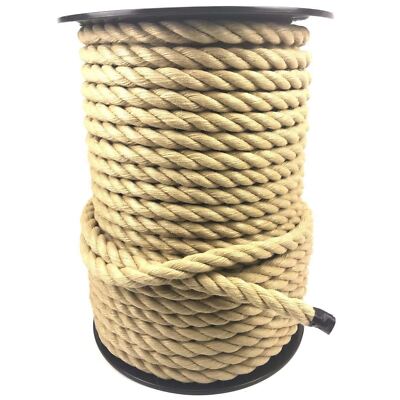 20mm Synthetic Polyhemp Decking Rope x 30 Metres, On A Reel Outdoor ...