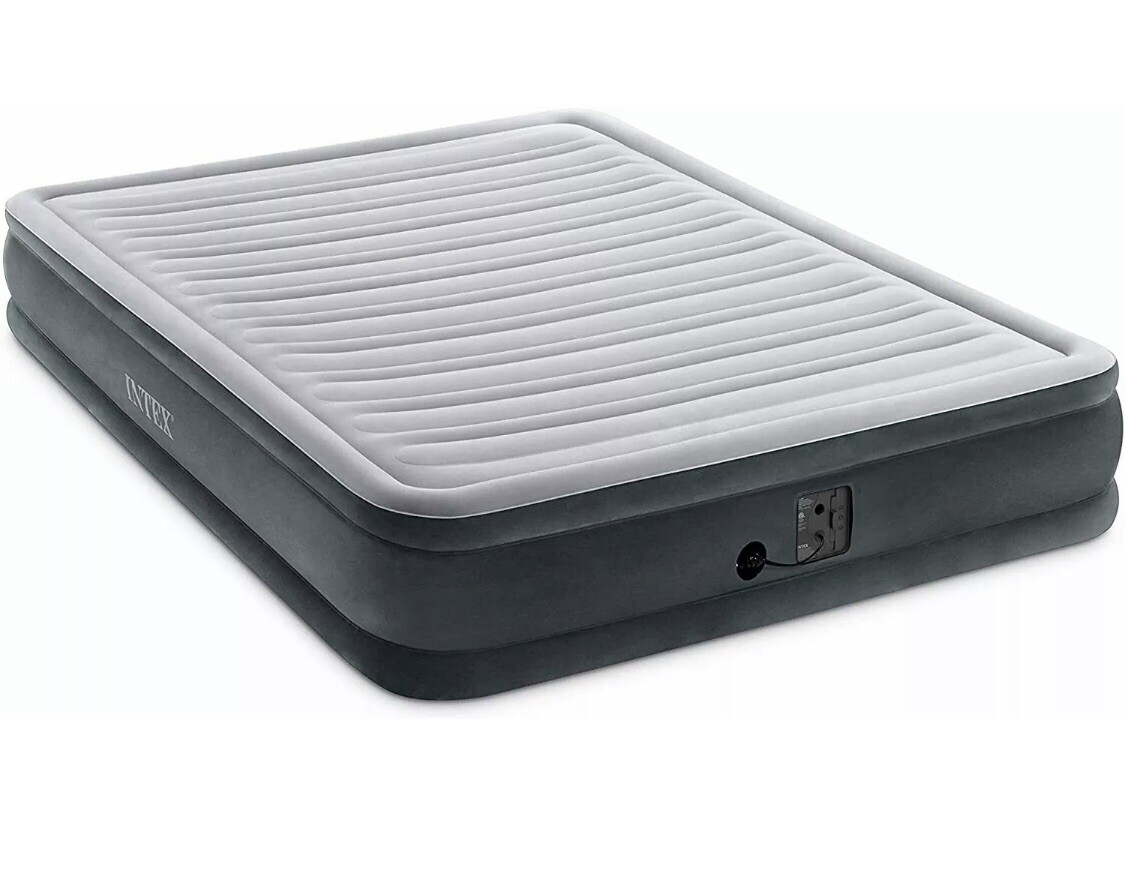 Cama de aire elevada de felpa Intex Dura-Beam Deluxe Comfort serie