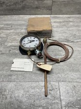 Trerice V80341 4-1/2 Flange Mount Dial Thermometer W/ Contact, 0-115 C, New