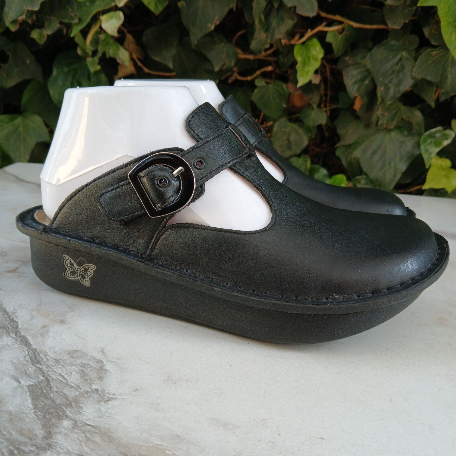 Alegria Classic Leather Slip On Clogs Women's Size 37… Gem