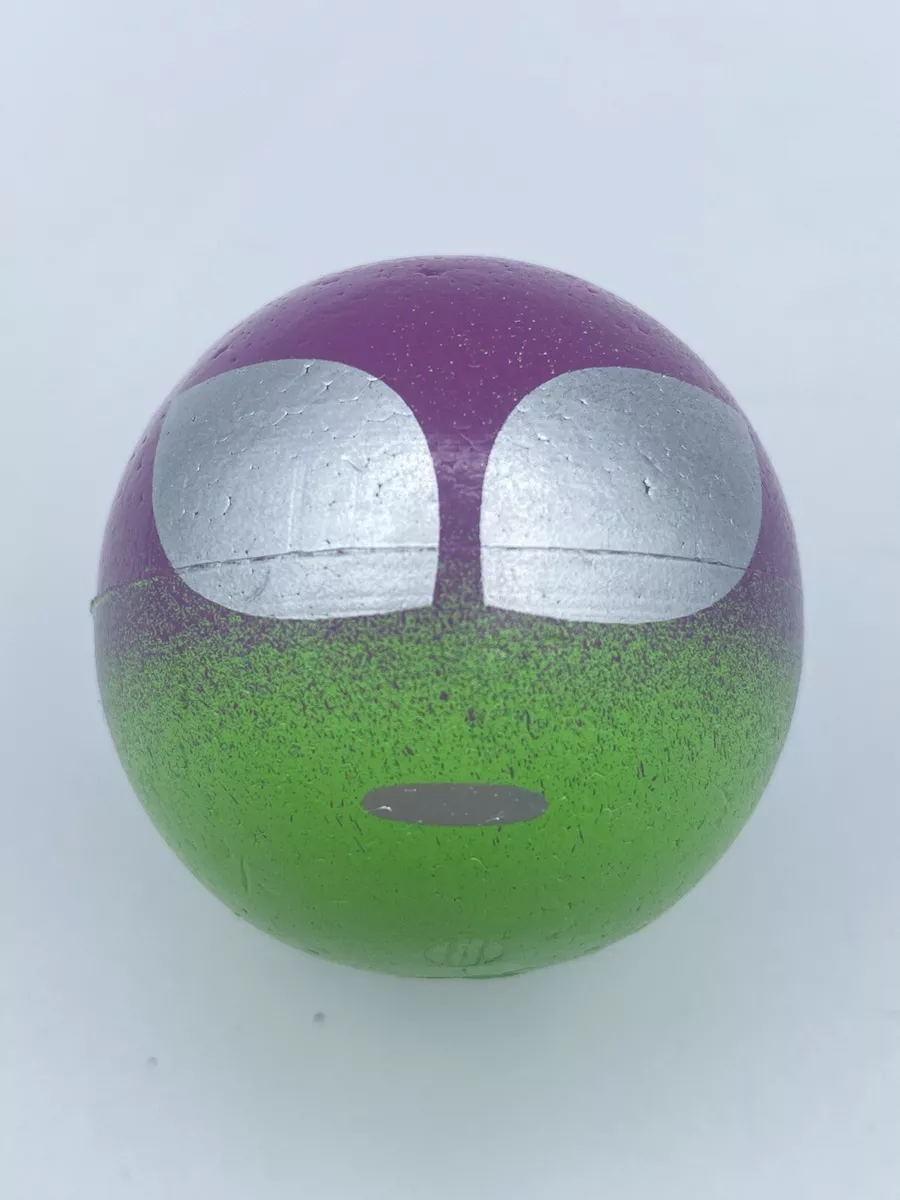 NOS ANTENNA TOPPER ALIEN HEAD GREEN AND PURPLE eBay