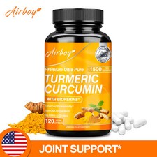 120pcs Turmeric Curcumin -with BioPerine Black Pepper -Boost Bone Joint Health