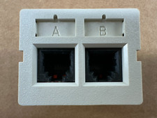 Siemon Dual Port Double CAT5E Coupler RJ45 Data Jack