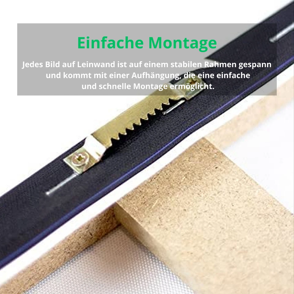 Leinwand Bilder Abstrakt Blumen XXL Modern Wohnzimmer Groß Leinwandbild Bild - Bild 4 von 4