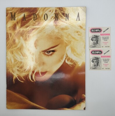 MADONNA　Blond Ambition Tour '90　限定盤 CD Madonna 1990 Blond Ambition Tour Book And Ticket Stubs! | eBay