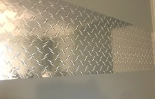 Diamond Plate Wall Border Vinyl, Pick Size  Color, 6" and 8" wide FLAT n Sticky