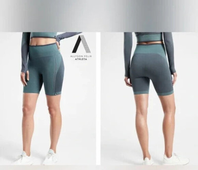 Athleta XL Legend Seamless Bike Short, 6'' High Rise Workout Spandex Shorts NEW