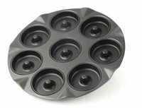 Zenker 8Er ApfelküChlein-Backblech, Donut/Muffin Apfelkuchen Backform, Antihaft