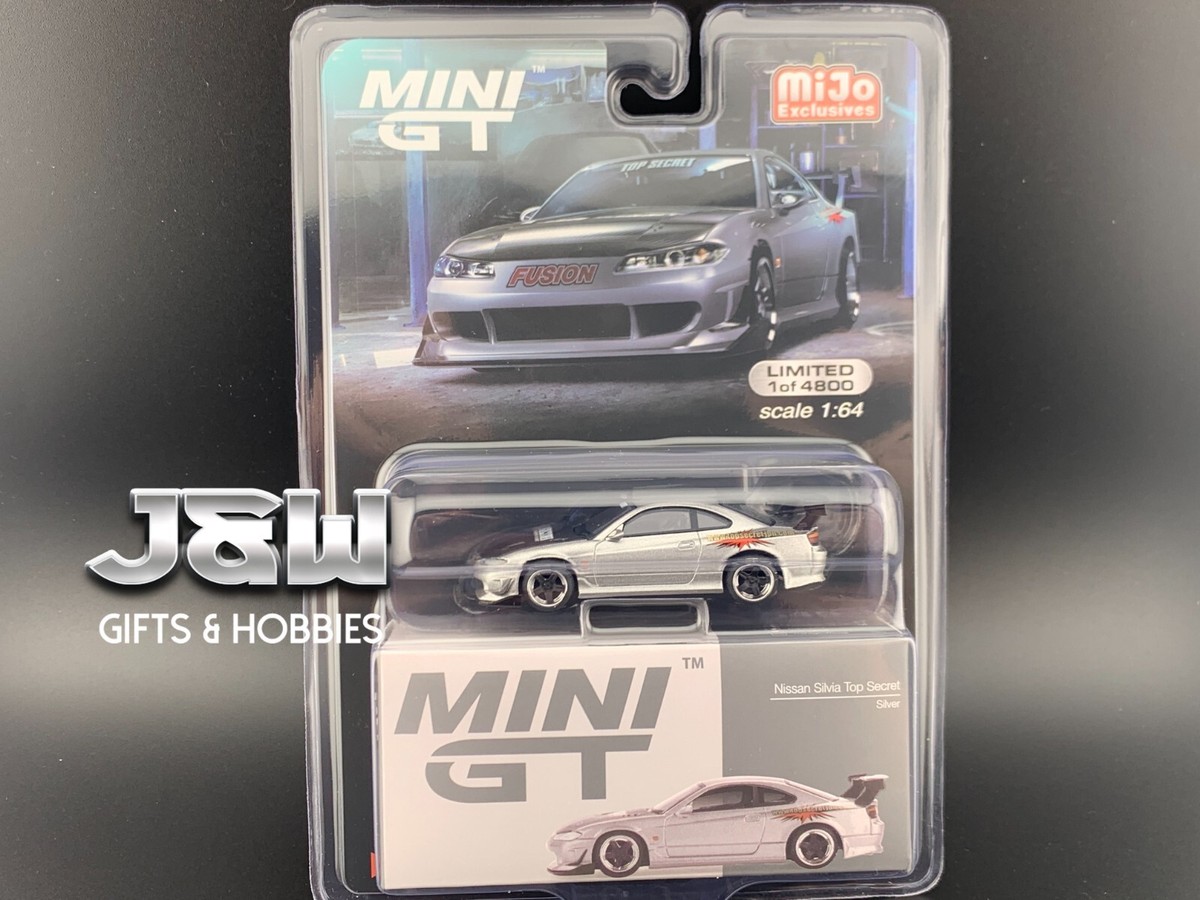 Mini GT Nissan Silvia Top Secret (S15) Silver MGT00545 1/64 | eBay