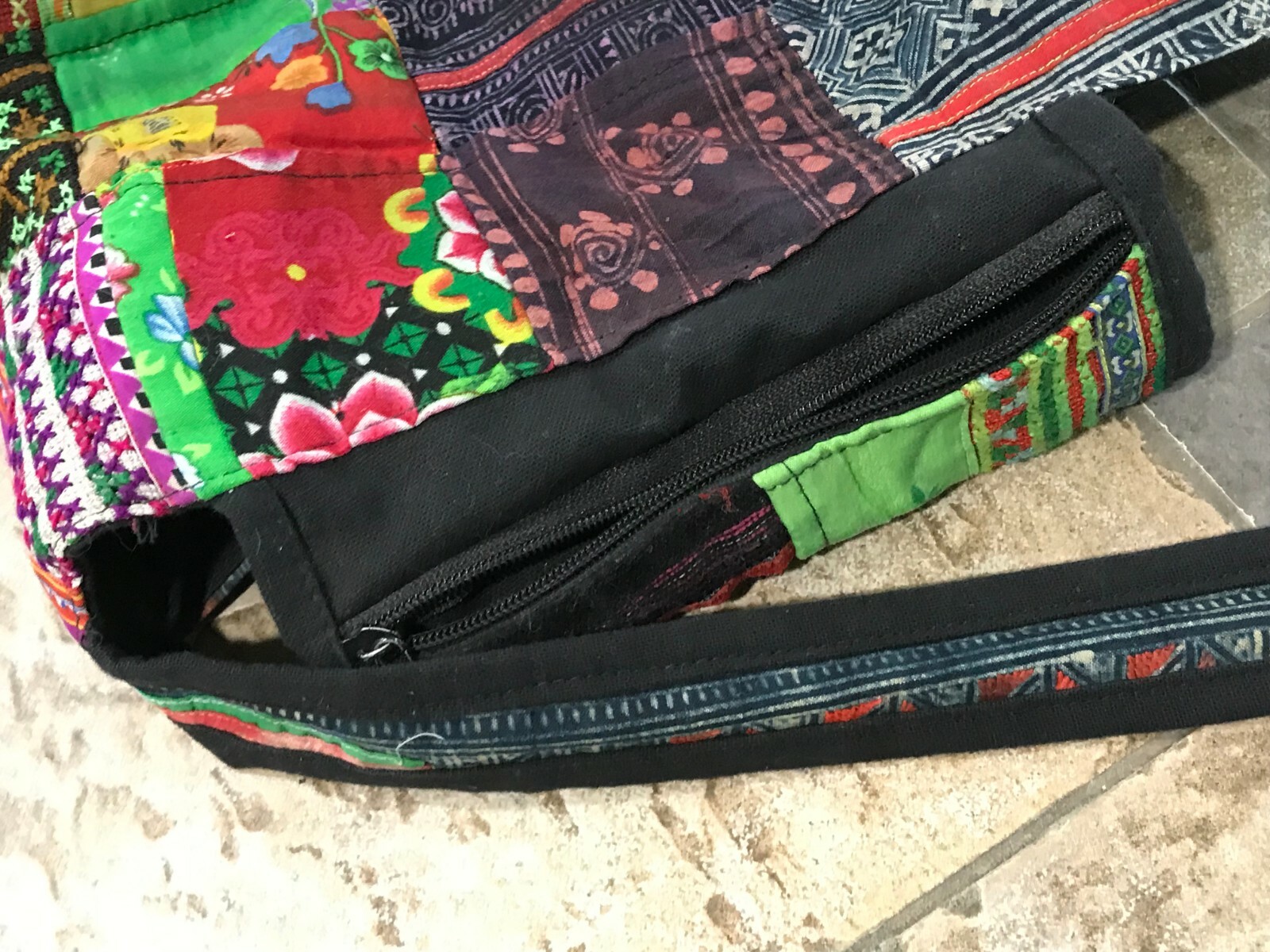 Unique Patchwork Crossbody Bag, Small, Made in Th… - image 7