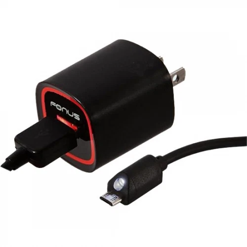 Motorola Droid Turbo 2 RAPID 2.4AMP HOME TRAVEL WALL CHARGER  6FT Long USB CABLE - Image 2 of 2