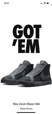 FQ0792-001 Di'orr Greenwood Nike SB Zoom Blazer Mid QS Dark FQ0792-001 Di'orr Greenwood Nike SB Zoom Blazer Mid QS Dark