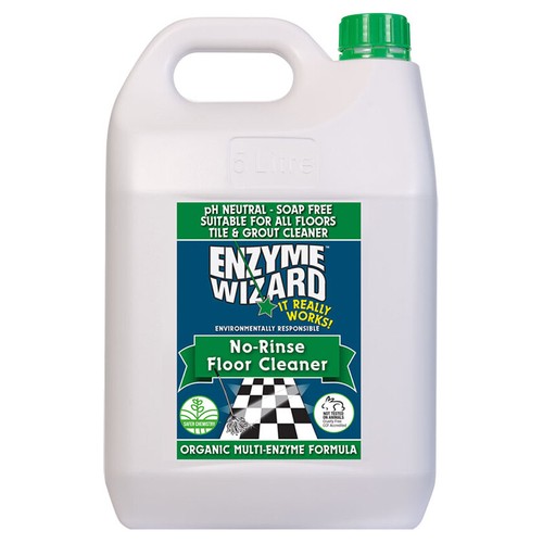 Enzyme Wizard 5L No Rinse Hard Surface Floor/Tiles/Lino/Conceret/Patio