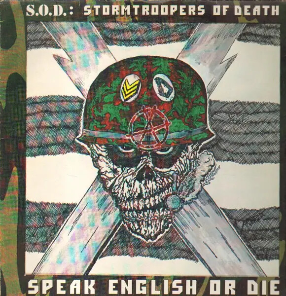 S.O.D. Speak English or Die レコード LP S.O.D.: Stormtroopers Of Death Speak English Or Die