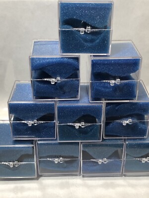 Plastic Clear Cases W/Foam Size:2 X2 X2  (Pack of 10) For Shipping Small Items