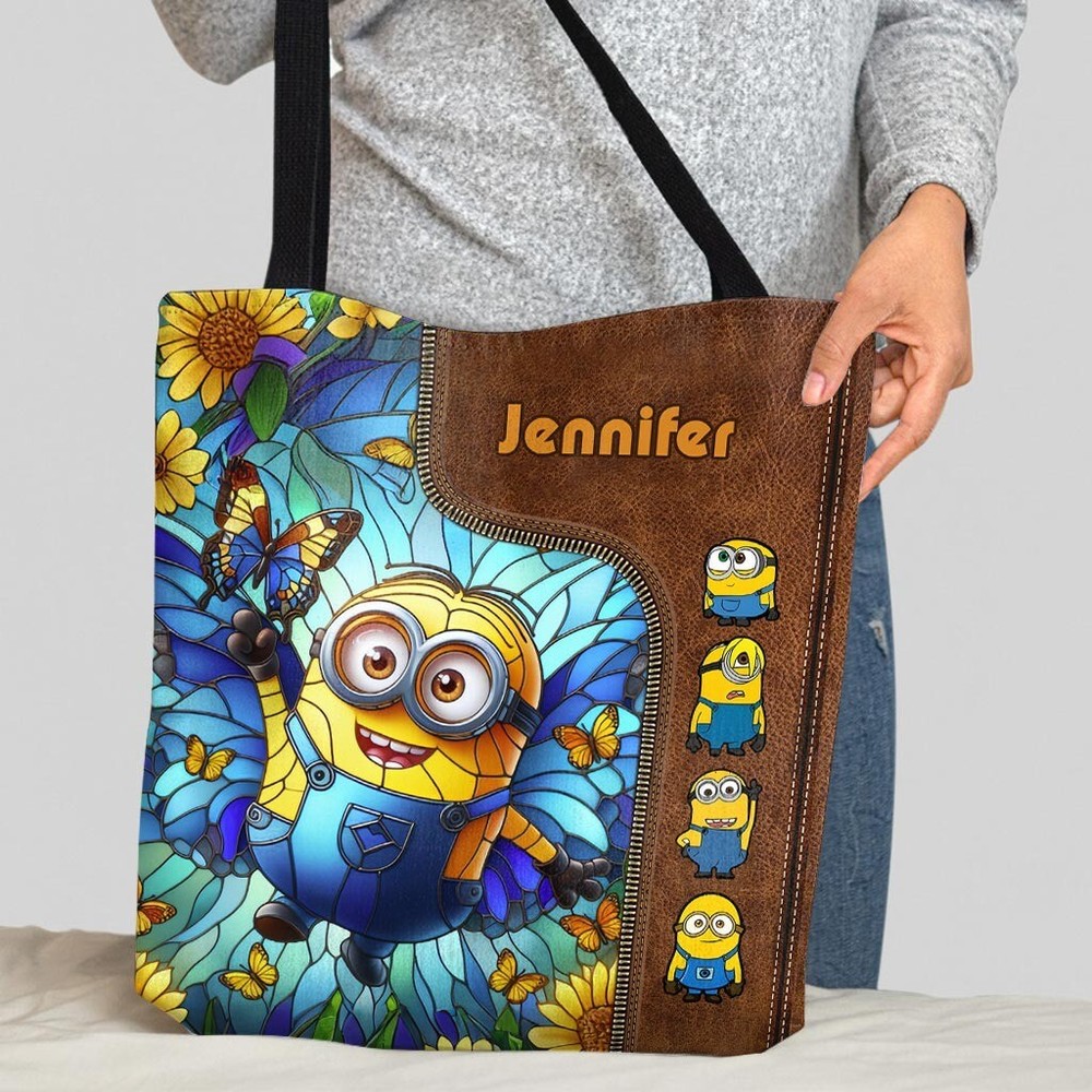 Custom Minions Tote Bag - Cute Handbag & Travel Gift