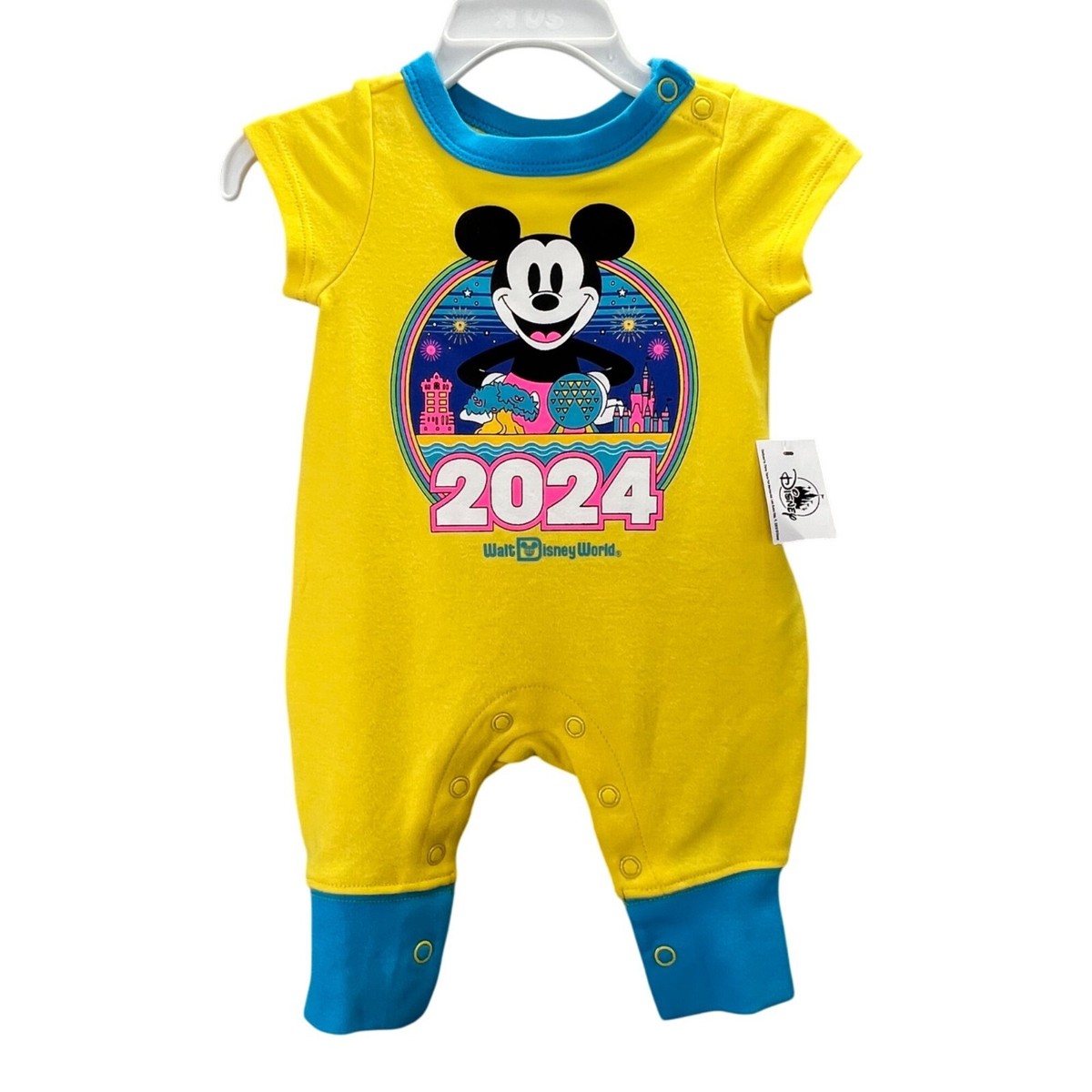 1st Birthday Outfit Overalls Baby Boy Mickey Mouse Outfit Disney