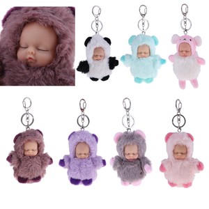 Cute Sleeping Baby Pendant Key Chain Plush Doll Keychain Car Keyrings 10cm Ebay