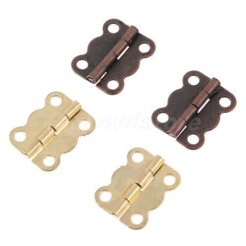 10/30/50/100Pcs Hinges Retro Butterfly Hinges Vintage Jewelry Box Cupboard Decor - Picture 3 of 14