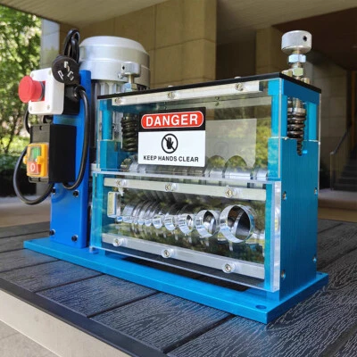 FASHION-HOME-UK Electric Wire Stripping Machine Automatic Cable Stripper Powered 1.5-38mm Peeler