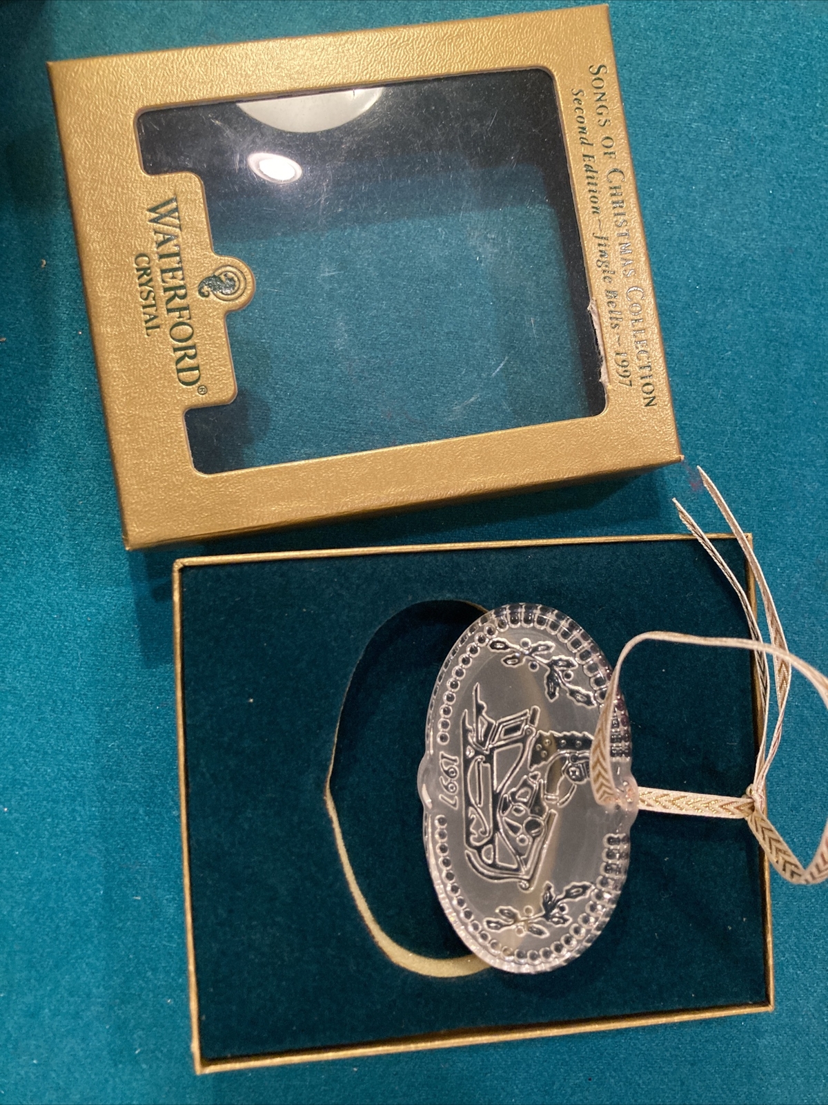 Crystal Waterford Ornament Assortment of 7 ornaments eBay