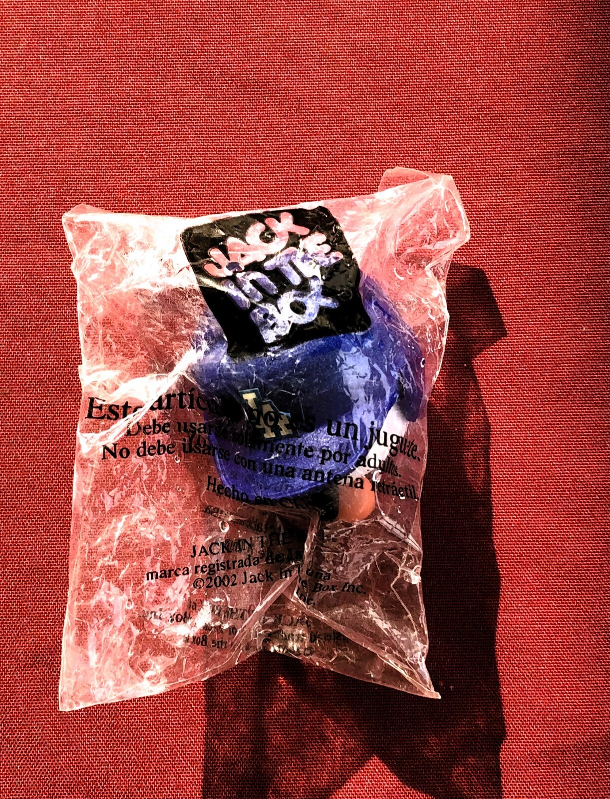 2002 JACK IN THE BOX LOS ANGELES DODGERS ANTENNA BALL BLOWING BUBBLE