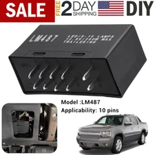 LM487 LED Flasher Relay 10PIN For 2003-2006 Chevy GMC Turn Signal Hazard Warning