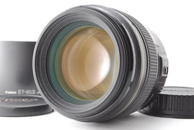 Canon EF 85mm f/1.8 USM w/ ET-65II "Near Mint" 0490 Portrait Telephoto Lens - Photo 1/4