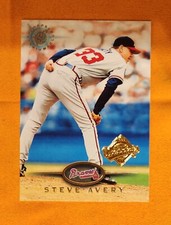 Steve Avery 1995 Stadium Club Super Team World Series foil 151